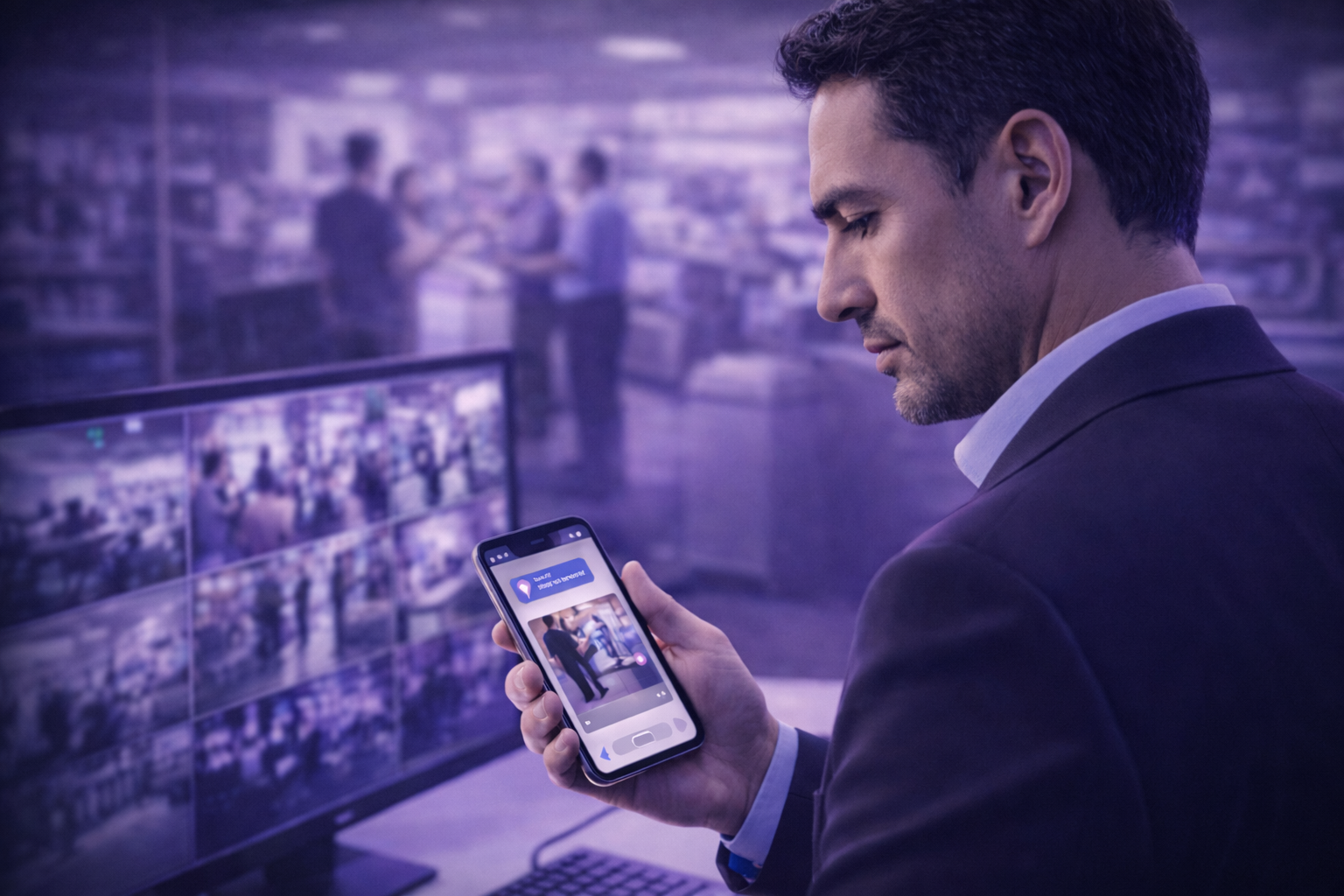 Ega telefon va kameralar monitori bilan